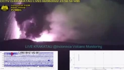 Gunung Anak Krakatau Erupsi Lagi, Wisatawan dan Nelayan Dilarang Mendekat