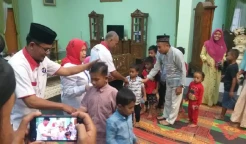 HUT Ke-7 DPW Perindo Sumut, Anak Yatim di Desa Sirambas Dapat Bantuan dari DPD Perindo Madina