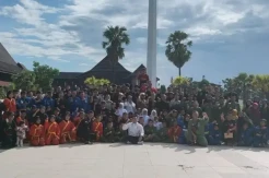 Usai Latihan Bersama, Para Pendekar Bersihkan Kawasan Istana Balla Lompoa