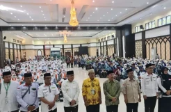 393 JCH Kloter Pertama Tiba di Asrama Haji, Kemenag Sulsel Ingatkan Jaga Kesehatan