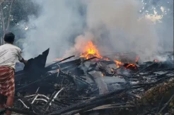 Satu Unit Rumah Ludes Terbakar di Ponre-ponre Bone