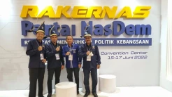 Hadiri Rakernas, Waka DPRD Lutim Yakin Nasdem Masuk 3 Besar pada Pileg 2024