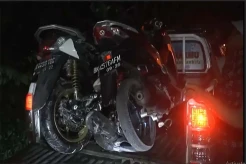 Bus Ngebut Tabrak 4 Motor di Asahan, 1 Tewas 4 Luka