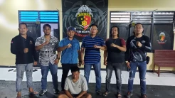Garang Hadang Pemotor Wanita, Begal Bersenpi di Ogan Ilir Tak Berkutik Dibekuk Polisi