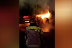 Angkut Briket Batu Bara untuk Ekspor ke Brasil, Truk Terbakar di Tol Cipularang