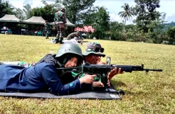Asah Kemampuan Personel, Kodim 1422/Maros Gelar Latihan Menembak