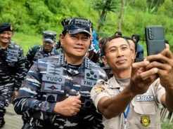 Cerita Bahagia Satpam Kawasan IKN Bertemu KSAL Yudo Margono