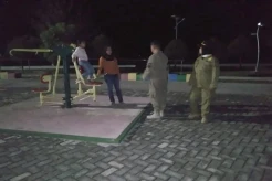 Fasilitas di Pantai Piwang Rusak, Satpol PP Natuna Gelar Operasi Penertiban