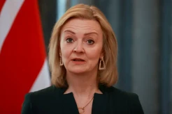Menlu Inggris Liz Truss...