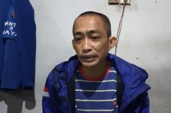 Mobil Kadis Kominfo Sidrap Sempat Keluarkan  Api Usai Menabrak Tiang Lampu