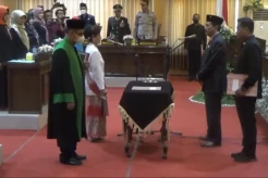 Kader Partai Perindo Erni Purnami Resmi Dilantik Jadi Anggota DPRD Nganjuk