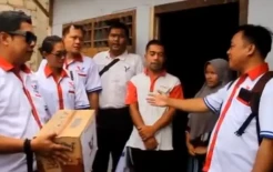 Rayakan Tahun Baru Islam, Perindo Metro Lampung Berbagi Sembako
