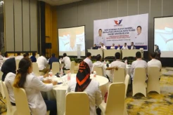 Hary Tanoe Buka Rakerwil dan Pelatihan Juru Bicara Perindo Sumatera Selatan