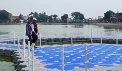 Bersama Bonge, Kang Emil Berlenggok-lenggok di Situ Rawa Kalong Cimanggis