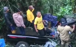 Mobil Pikap Hajatan Masuk Jurang yang Tewaskan 8 Orang di Ciamis Kelebihan Muatan