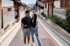 Kunjungi Kampung Halaman Suami, Maudy Ayunda Keluhkan Cuaca Seoul yang Panas Terik