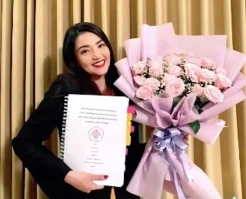 Usai Raih Gelar S2, Tsania Marwa: Setahun Bikin Tesis Up and Down Banget