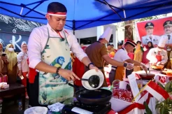 Bupati dan Wabup Gowa Adu Kebolehan Memasak Nasi Goreng