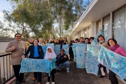 Peringati HUT ke-77 RI, Atdikbud Canberra Gelar Workshop Batik Kontemporer