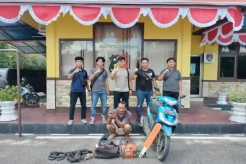 Sadis saat Beraksi, Begal di Bangka Tengah Tak Berkutik Dibekuk Polisi