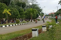 Pembalap di Road Race IMI Sulsel Kecelakaan, Sempat Hantam Penonton