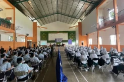 Keseruan Ratusan Santri Ummul Quro Al-Islami Belajar Jurnalistik saat SINDOnews Goes To Pesantren