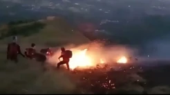 Puncak Gunung Penanggungan Kebakaran, Pemicu Diduga Pendaki Lupa Matikan Api Unggun