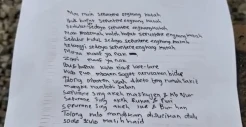 Sebelum Bunuh Anaknya, NR Sempat Tulis Surat Wasiat Ungkapan Putus Asa