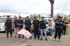 Buka Ajang Road Race, Kapolres Sidrap Minta Para Pembalap Junjung Tinggi Sportivitas
