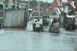 Jadi Langganan Banjir Rob, Jalur Utama Demak-Bonang Nyaris Putus