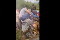 Truk CPO Tabrak Minibus hingga Gepeng di Tapsel, 2 Tewas 5 Luka Berat