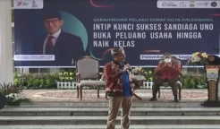 Semangati UMKM Palembang, Sandiaga Bakal Promosikan Produk ke Tingkat Nasional hingga Internasional
