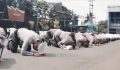 Ratusan Polisi di Malang Sujud Massal Minta Ampunan dan Maaf Atas Tragedi Kanjuruhan