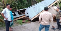 Banjir Terjang Merangin, Puluhan Rumah Roboh dan Akses Transportasi Lumpuh
