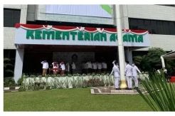 Kementerian Agama Gelar Upacara Peringatan Hari Santri Nasional 2022