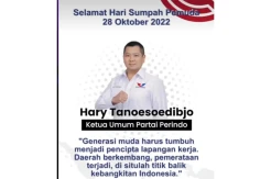 Hari Sumpah Pemuda, HT: Generasi Muda Harus Jadi Pencipta Lapangan Kerja