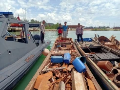 7 Bajak Laut di Perairan Batu Ampar Ditangkap Ditpolairud Polda Kepri