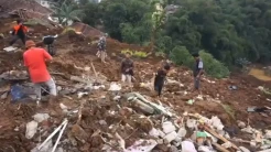 Agus Supardi Tegar Cari Istri dan Anak yang Tertimbun Longsor di Cugenang