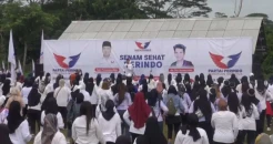 Senam Sehat Perindo Sihir Ratusan Warga Subang