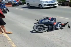 Truk vs Motor di Natar Lampung Selatan, 2 ASN Tewas