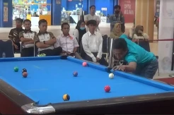 Gelar Turnamen Biliar Kapolres Cup Seri I, Kombes Pol M. Eka Fathurrahman Berharap Lahirkan Pebiliar Berprestasi