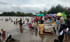 Momen Nataru, Sejumlah Tempat Wisata di Indramayu Dipadati Pengunjung