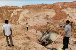 2 Pekerja Tewas Tertimbun Longsor Tambang Timah di Bangka Selatan