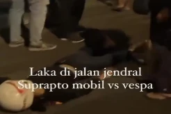 Senggolan Mobil dan Motor di Kemayoran, Pemotor Tak Sadarkan Diri