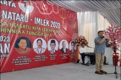 Hadiri Ibadah Natal dan Imlek Ikatan Alumni SMAN 2 Jakarta, Ini Pesan Mantan Kasal Marsetio