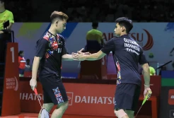 Hasil Thailand Masters 2023: Kalah 2 Gim Langsung, Sabar/Reza Kandas di Laga Pertama