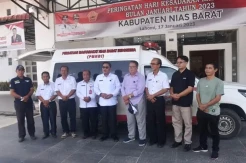 Pemkab Nias Barat Sambut Hangat Driver Mobil Ambulance Milik PMNBI