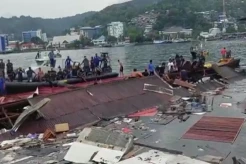 4 Orang Tewas Terjebak di Rumah Makan Terapung yang Ambruk Diguncang Gempa M 5,4