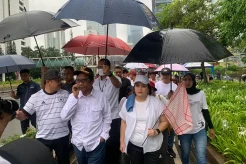 Bersama Mahfud dan Ida, Komnas HAM Pawai Percepatan Pengesahan RUU PPRT di CFD Sudirman