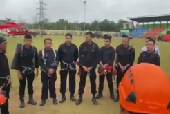 Tim Evakuasi Berhasil Diturunkan ke Lokasi Jatuhnya Helikopter Rombongan Kapolda Jambi